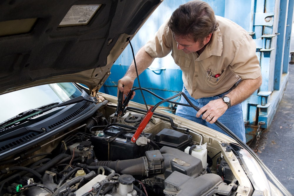 jump start a car which cable first