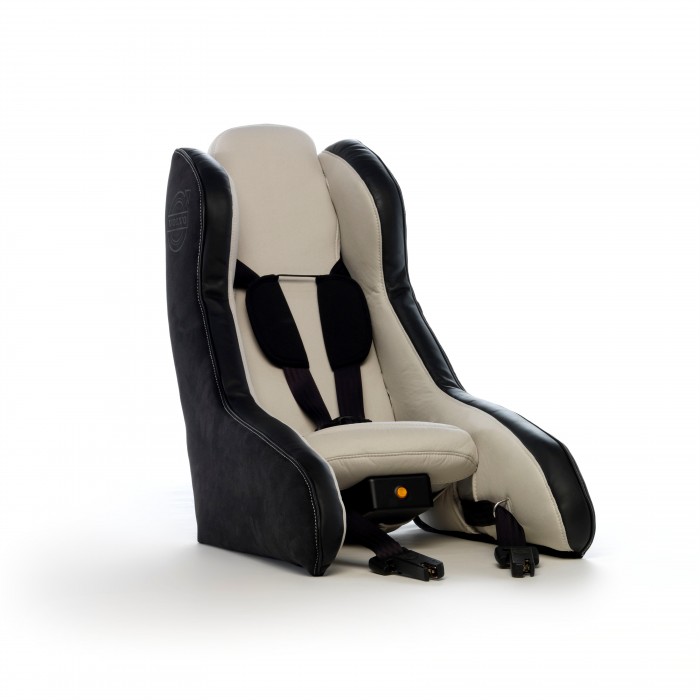 volvo inflatable child seat concept does away with bulk weight