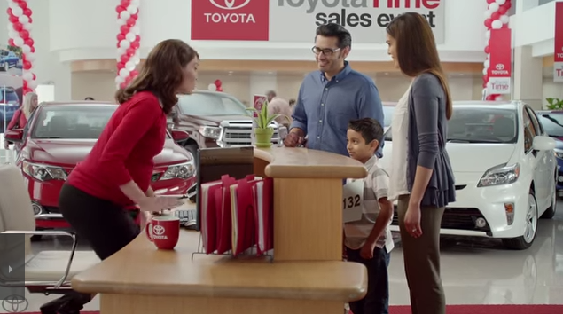 hot woman in toyota commercials #4