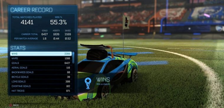 rocket league stats