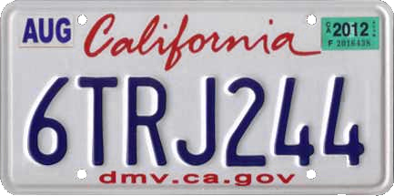plate california license plates dmv car ca state loophole aviation colorado history register need paper ends steve jobs support font