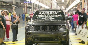 Fiat Chrysler’s Jefferson North Plant Hits 6 Millionth Vehicle Milestone