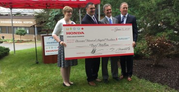 Honda Canada Donates Four Million to the Stevenson Memorial Hospital Foundation