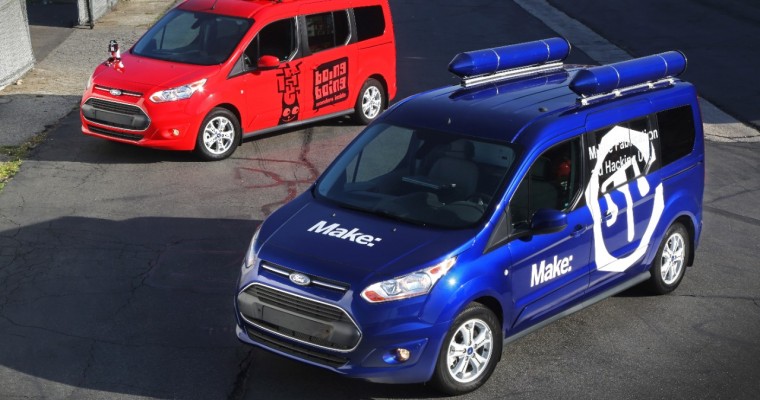 Ford and MAKE Magazine Create Custom Transit Connect Wagons for Make Faire