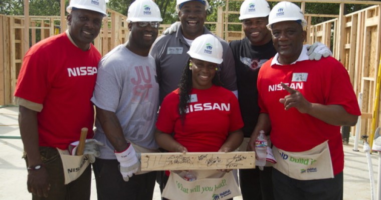 Heisman Trust and Nissan Habitat for Humanity Collaboration Provides Homes for Families