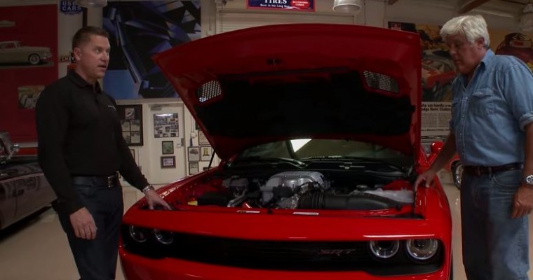 Jay Leno Meets the 2015 Dodge Challenger SRT Hellcat