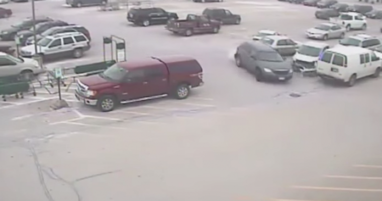 [VIDEO] Elderly Driver Crashes into Nine Cars in a Piggly Wiggly Parking Lot