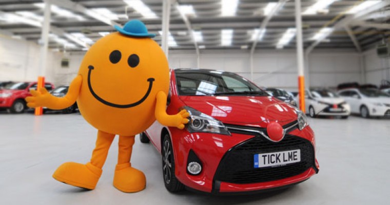 Ticklish Toyota Yaris Giggles When Touched