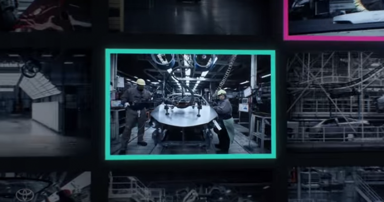 Toyota Gifony Makes Music Videos from Assembly Lines