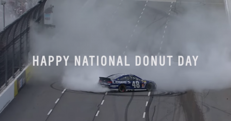 Chevy Celebrates National Doughnut Day with NASCAR Donut Compilation