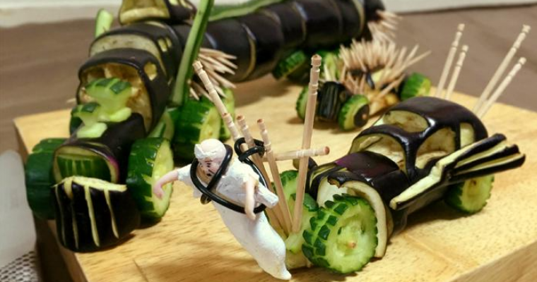 Buddhist Twitter User Shares Images of ‘Mad Max: Fury Road’ Cars He Made With Vegetables
