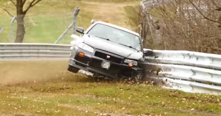 [VIDEOS] R34 Nissan Skyline GT-R Is the Latest Sports Car to Crash at Nürburgring