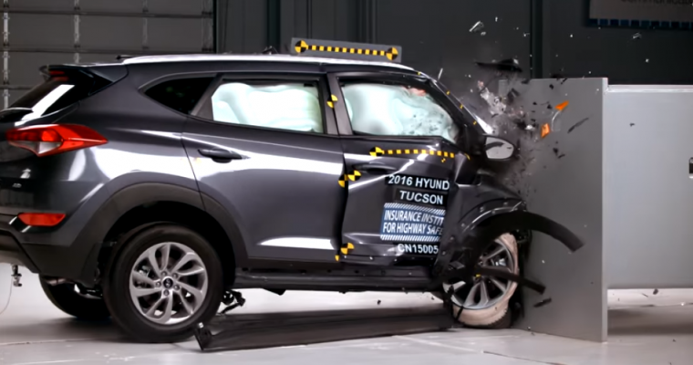 2016 Hyundai Tucson Earns Best Safety Scores from IIHS in Small SUV Segment
