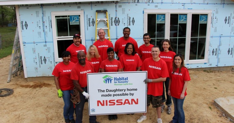 Nissan Canton Completes Latest Habitat for Humanity Home