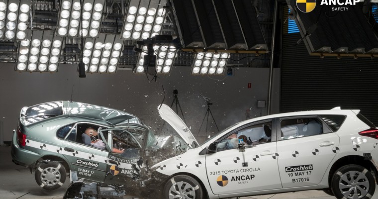 Crash Test Between 1998 Corolla and 2015 Corolla Reveals Just How Far Car Safety Has Come