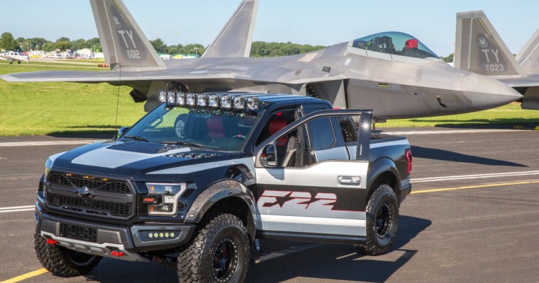 Ford Auctions Off One-of-A-Kind F-22 F-150 Raptor for $300K at EAA Gathering of Eagles