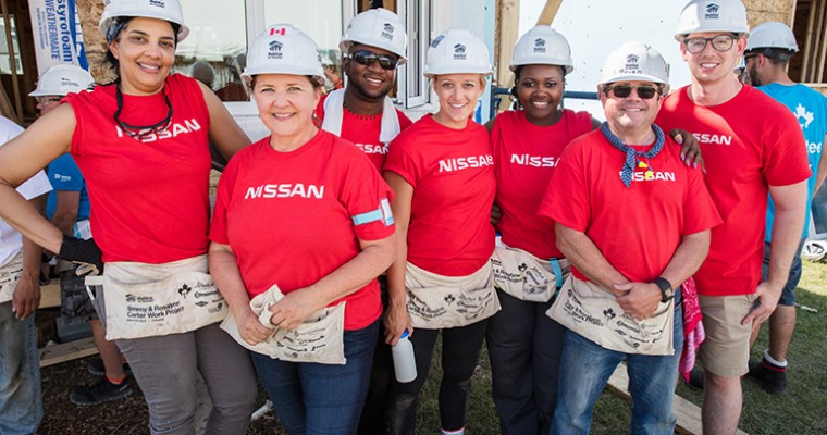 Nissan Renews Commitment to Habitat for Humanity