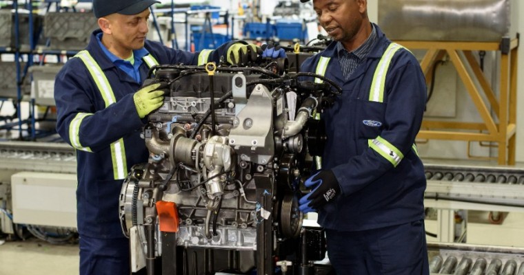 Ford Adds New Assembly Line For Ranger Raptor Engine at Struandale Engine Plant in Port Elizabeth
