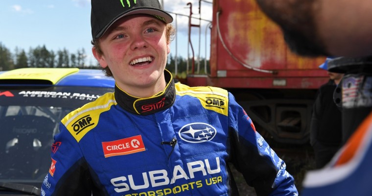 Swedish Driving Prodigy Oliver Solberg Gives Subaru the Win at Olympus Rally