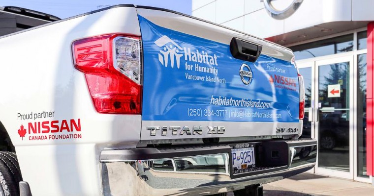 Habitat for Humanity Vancouver Island North Receives Vehicle Grant from Nissan Canada Foundation