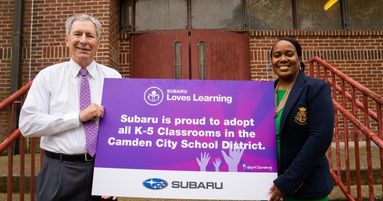 Subaru Adopts All K-5 Classrooms in Camden School District