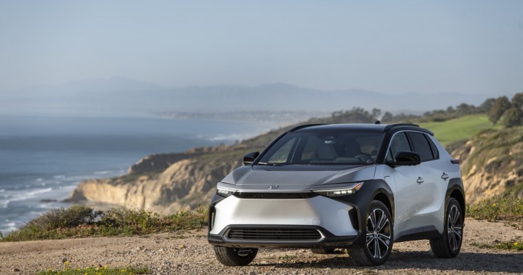Toyota Launches All-New, All-Electric bZ4X SUV