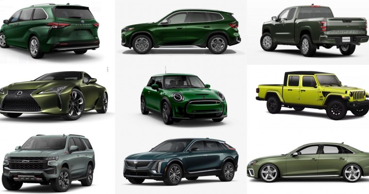 Uncommon Car Colors: 2024 Models Available in Green
