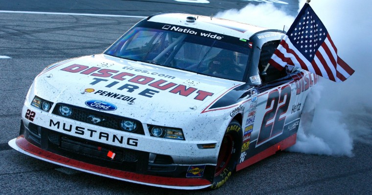 Ford Driver, Keselowski, Wins NASCAR Nationwide Race at Texas