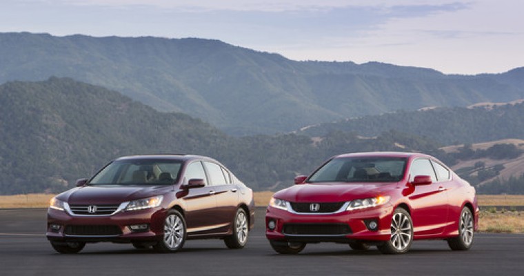 Honda Leads All Automakers with Six Honda 2014 Top Safety Pick+ Vehicles