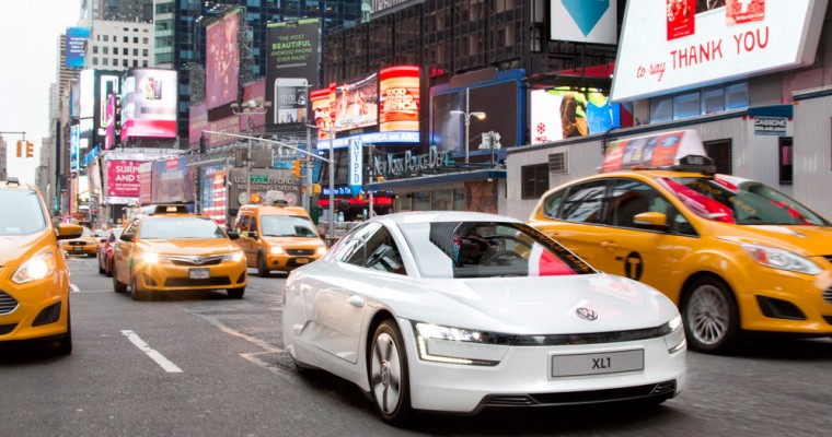 XL1 Test Drive: Volkswagen Lets 261 MPG Car Loose on New York