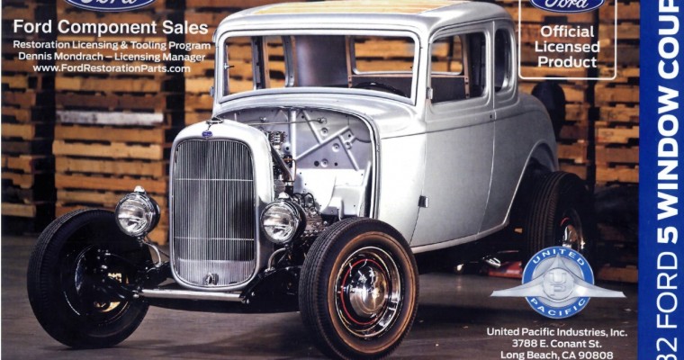 1932 Ford 5-Window Coupe Body Shell Now Available to Car Enthusiasts