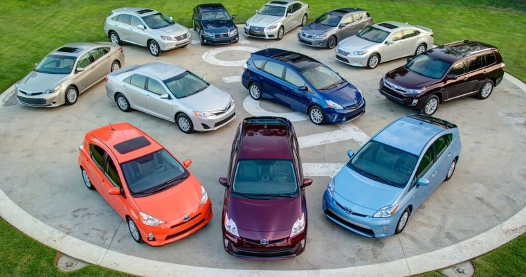 Toyota Passes 6 Million Global Hybrid Sales in 2013