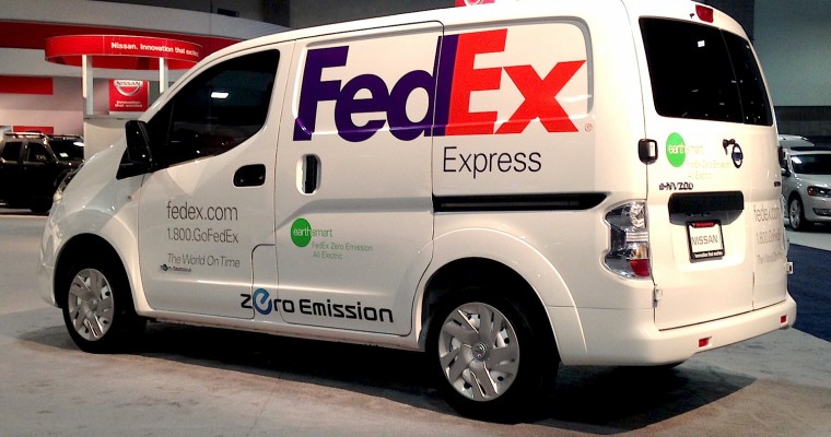 FedEx Express Puts All-Electric Nissan e-NV200 to the Test