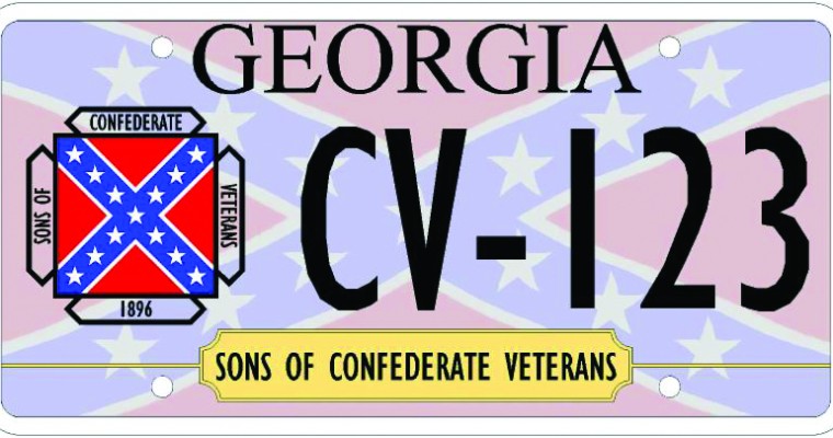 Confederate Flag Georgia License Plates? Oh, Dear