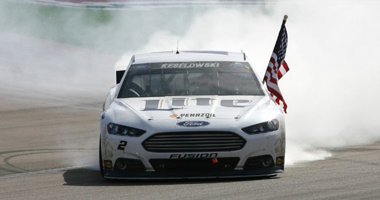 Brad Keselowski’s NASCAR Victories Mark Sweep for Ford