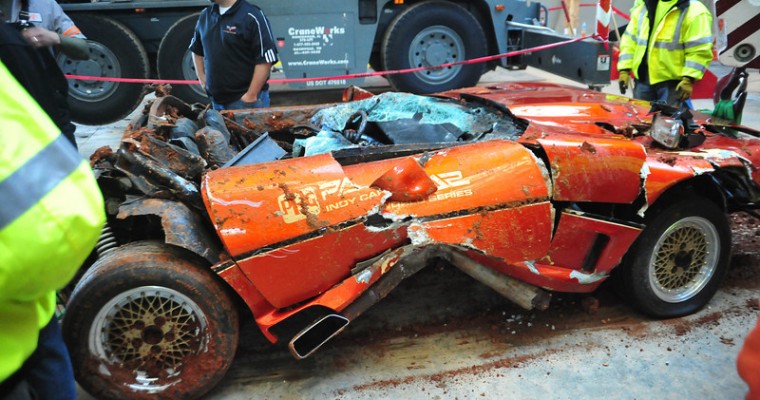 1984 PPG Pace Car Corvette Recovered from Sinkhole