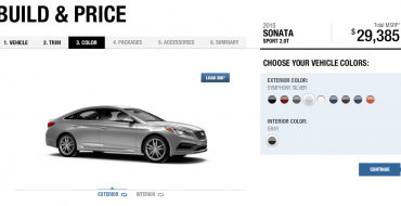 2015 Hyundai Sonata Configurator Launches