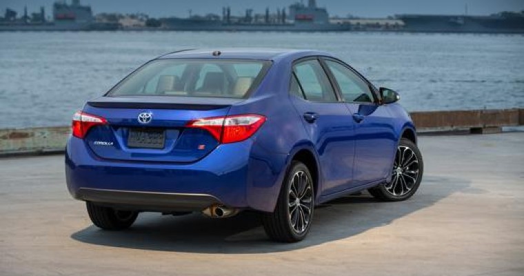 2015 Toyota Corolla Named Best August Lease Deal