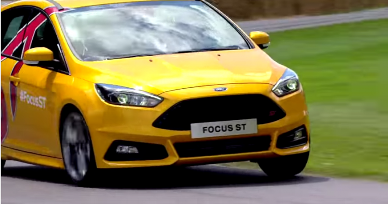 Ben Collins Races ‘Gran Turismo 6’ Gamer at Goodwood in 2015 Focus ST