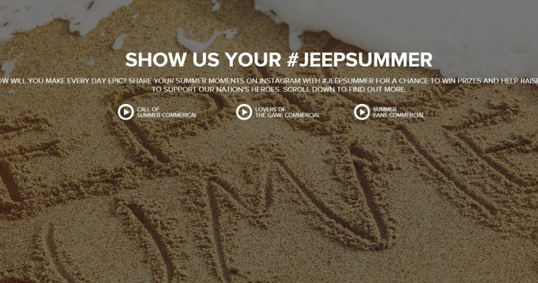 Enter the Jeep Summer Moments Sweepstakes Today