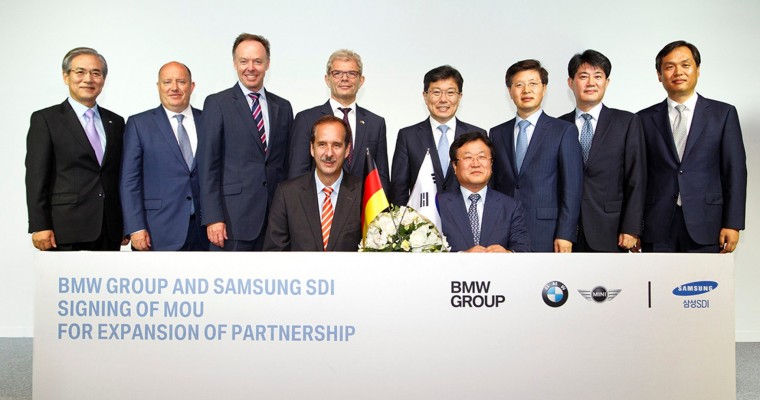 BMW Group and Samsung SDI Extend Battery Partnership