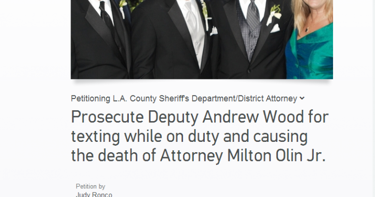Sign the Change.org Petition to Prosecute Deputy Andrew Wood
