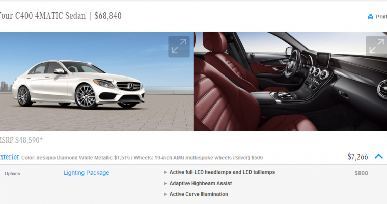 Have Fun With the 2015 C-Class Configurator