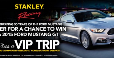 Win a 2015 Mustang GT in STANLEY BLACK & DECKER Ford Mustang Sweepstakes