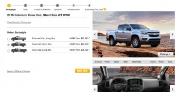 2015 Chevy Colorado Configurator Goes Live