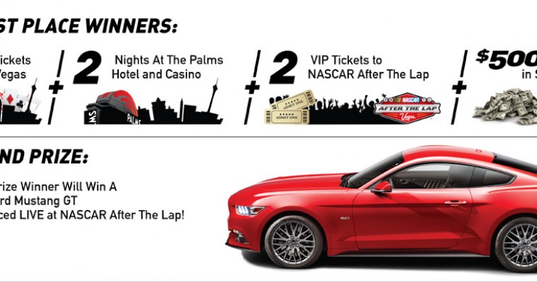 Enter NASCAR After the Lap Sweepstakes to Win a 2015 Mustang GT