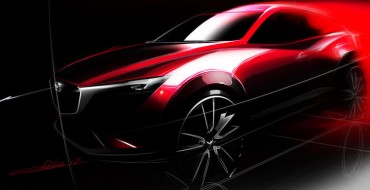 Mazda CX-3 Design Sketch Foreshadows LA Auto Show Debut