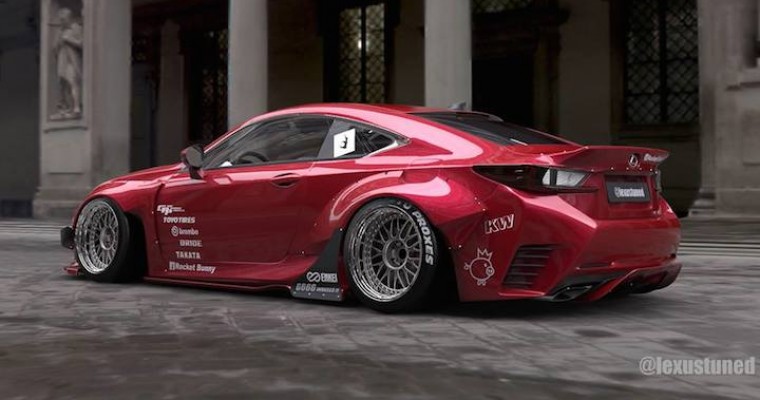 Rocket Bunny Lexus RC F Sport Preps for SEMA Debut