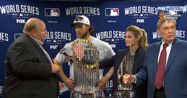 Madison Bumgarner Gives Dad World Series Truck Loaded with “Technology and Stuff”