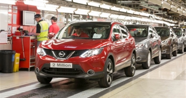 Nissan Sunderland Builds its 2 Millionth Qashqai